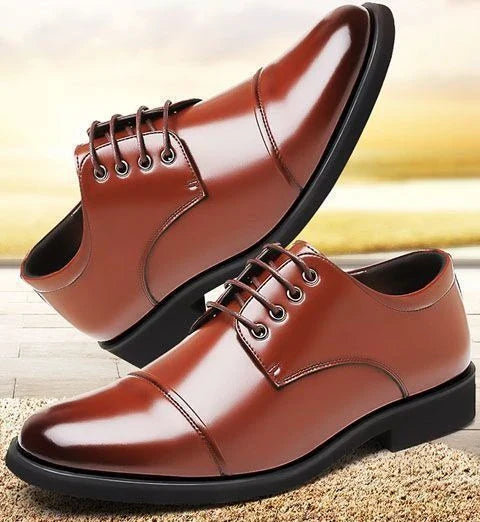 Round Toe Lace Up Business Social Shoe for Men Casual High Quality Fashion 2025 Style New Spring Autumn Dress Loafers Shoes Man