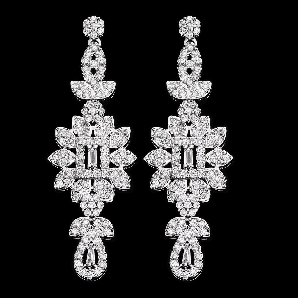 2023 New 4-piece Bride Wedding Jewelry Set Women's Necklace Set Jewelry Elegant Women's Necklace Oxidized Jewelry