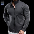 Men Running Jackets Gym Zipper Sport Jacke Jogging Training Quick-drying Fitness Sweatshirt Outdoor Casual Running Sportswear