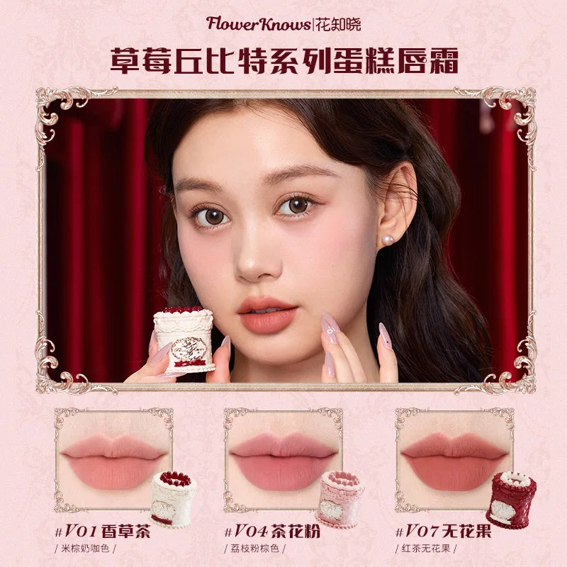 Strawberry Cupid Professional Makeup Set For Women Full Kit Gift Box Eyeshadow Lip Cream Blush Compact Powder Sets
