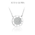 1.4mm D Color Moissanite Round Brilliant Cutting Rose Gold Plated 925 Sterling Silver Necklaces Wholesale Fine  Jewelry