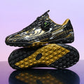 Kids Soccer Cleats Football Shoes Studs Non Slip Breathable Lightweight Training Sports Boys Girls Children Football Match Boots