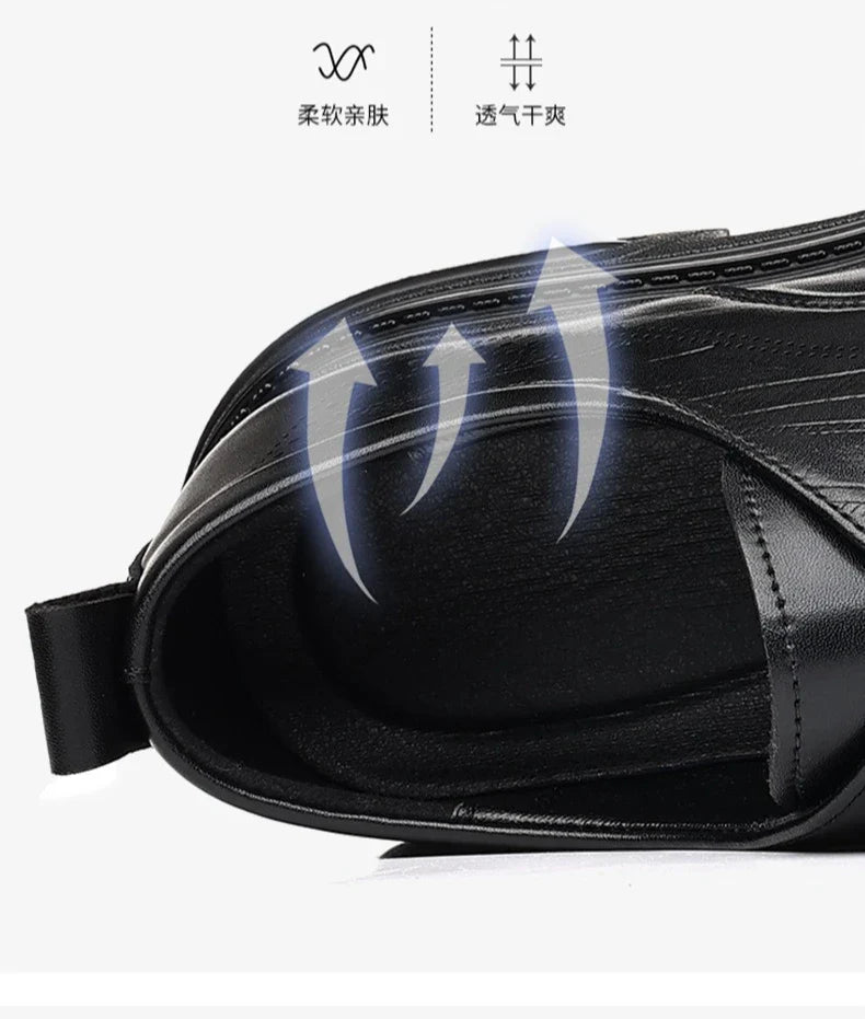 British Retro Formal Leather Shoes for Men Autumn New Designer Platform Dress Shoes Male Fashion Lace Commuter Office Shoe Man