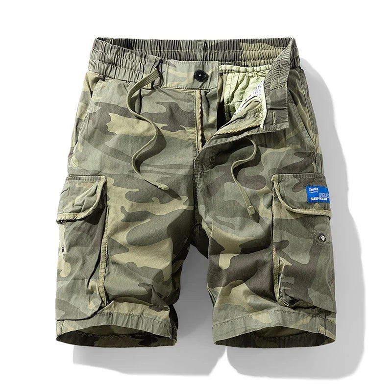 Sports Outdoor Casual Breathable Straight Leg 5 Inch Street Short Pants Men's New Summer Trend Brand Wide Loose Cargo Shorts
