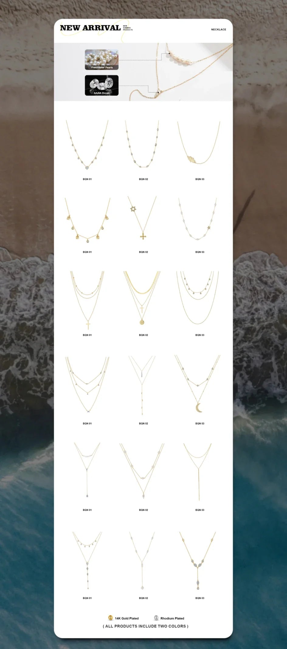 Real 925 Sterling Silver Necklace with CZ Classic Waterdrop Choker Chain Fashion Colar for Women Fine Jewelry BQN16