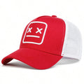 Unisex XX Crying Face Embroidery Baseball Net Caps Hip Hop Cap Spring Summer Outdoor Adjustable Casual Hats Sunscreen Hat