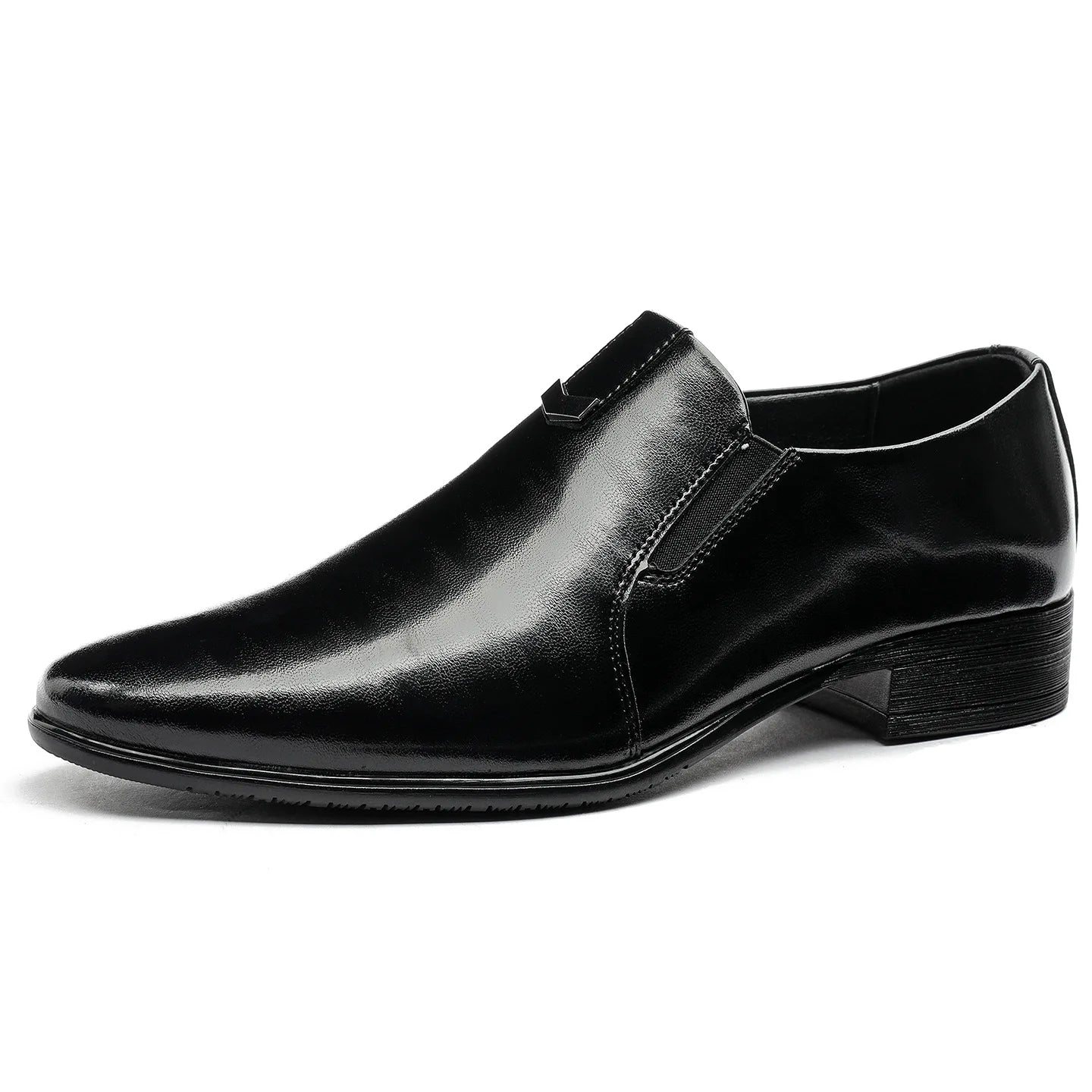 2026 Spring Autumn Business Leather Shoes for Men Black Fashion Casual Shoes Loafers Male New Designer Retro Dress Shoes Man