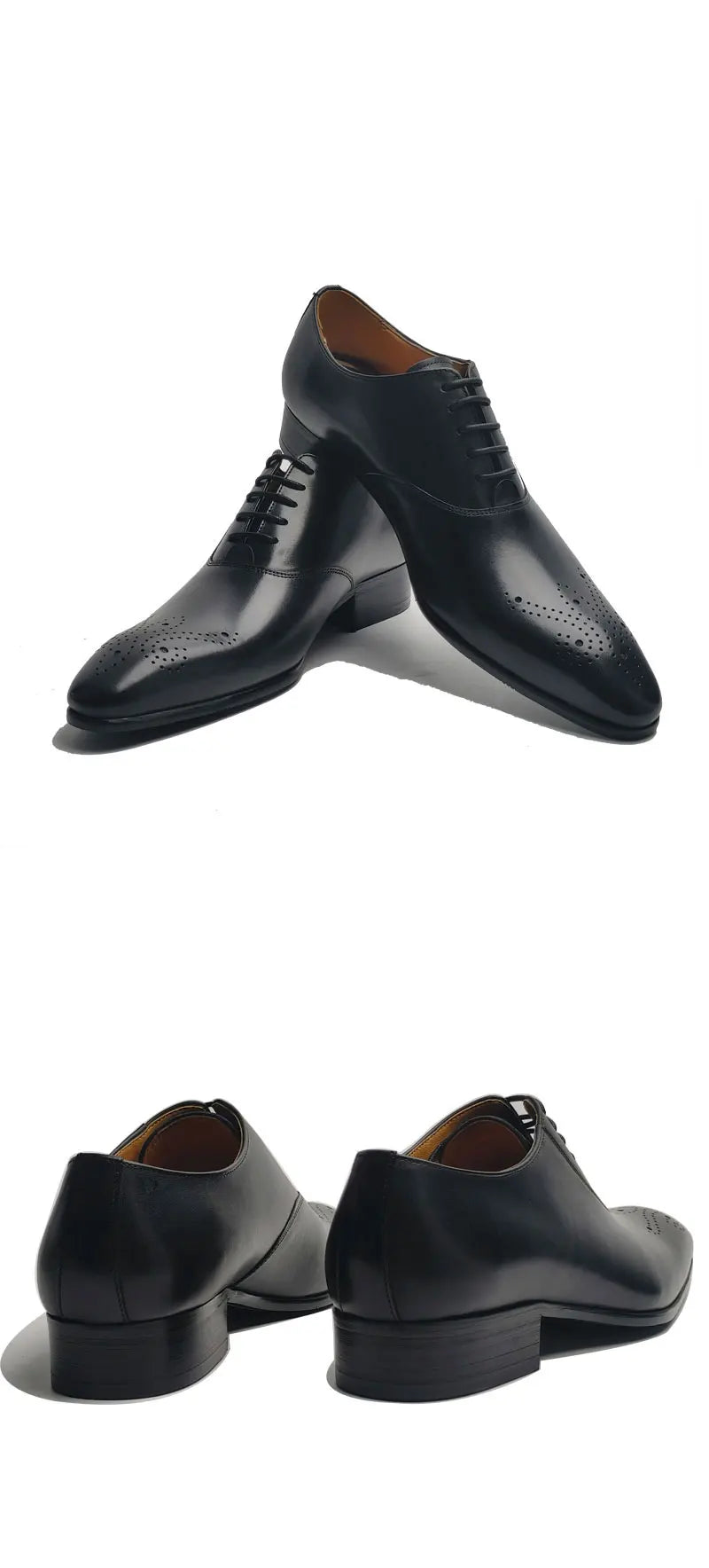 Handmade Wedding Men's Leather Shoes High Quality Formal Office Genuine Leather Shoes New Arrival Business Party Dress Shoe