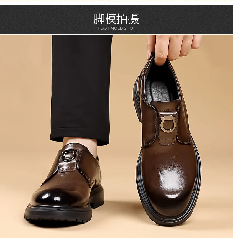 Business Men Shoes Patent Leather Man Brogues Shoes Fo Man Dress Shoe Loafers Pointed Toe Male Moccasins Plus Size Shoes for Men