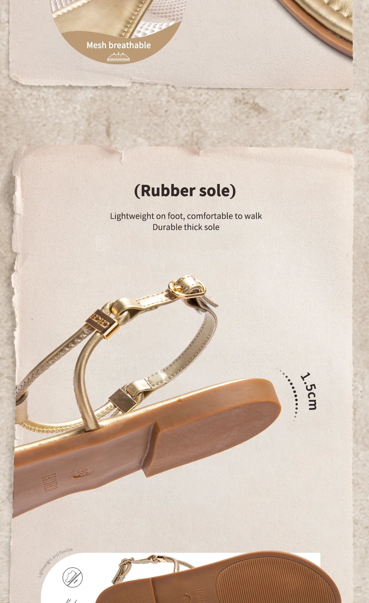 Women's Flat Sandals 2025 Summer Minimalist Toe Beach Shoes Vacation Outdoor