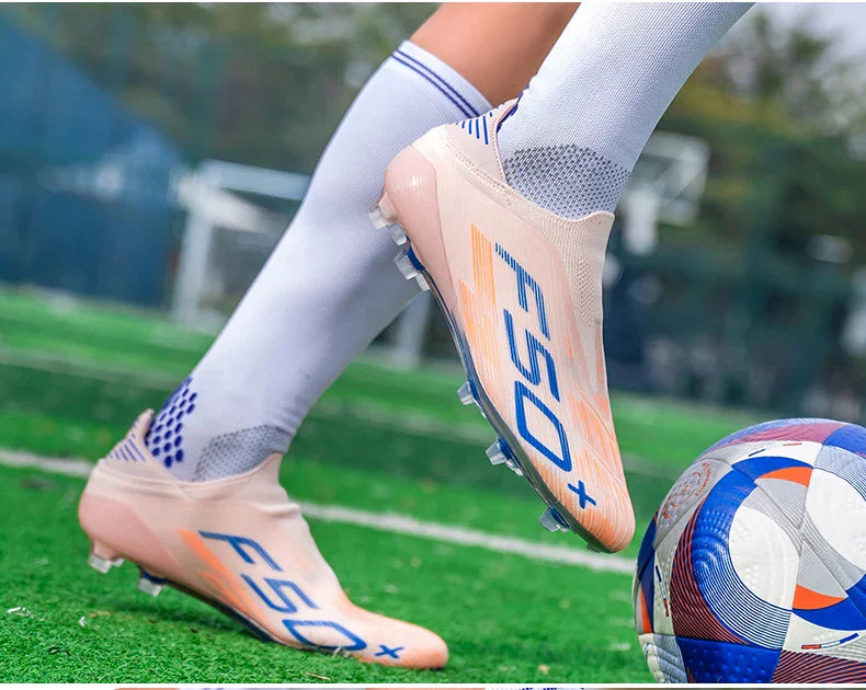 New Men's Soccer Shoes Grass Cleats Futsal Non Slip Indoor Ultralight Fg Turf Football Boots Sport Comfortable Adult Non-Slip