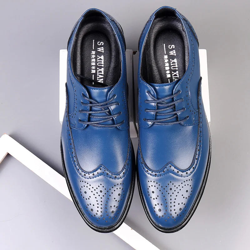 Handcrafted Men's Oxford Shoes – Genuine Leather Formal Dress Shoes