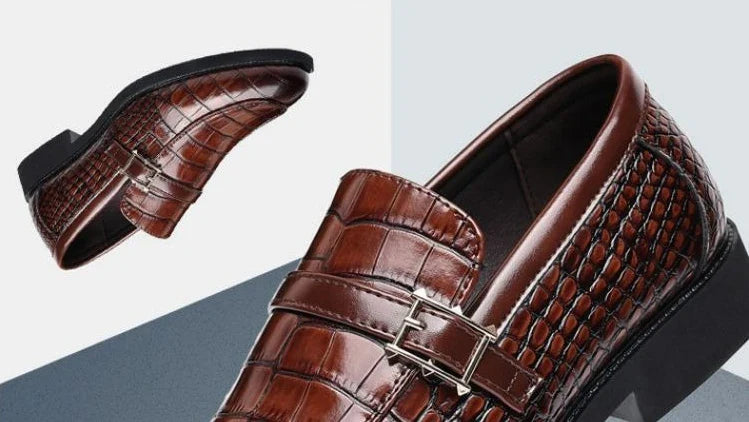 Dark Brown Pointed Toe Social Shoe for Men New Low Price Leather Casual Gentleman Luxury Designer Elegant Office Dress Shoes Man