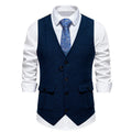 Men's Herringbone Vest Spring/summer V-neck Single Breasted Patchwork Waistcoat Slim Fit Mens Casual Suit Vest Best Dress