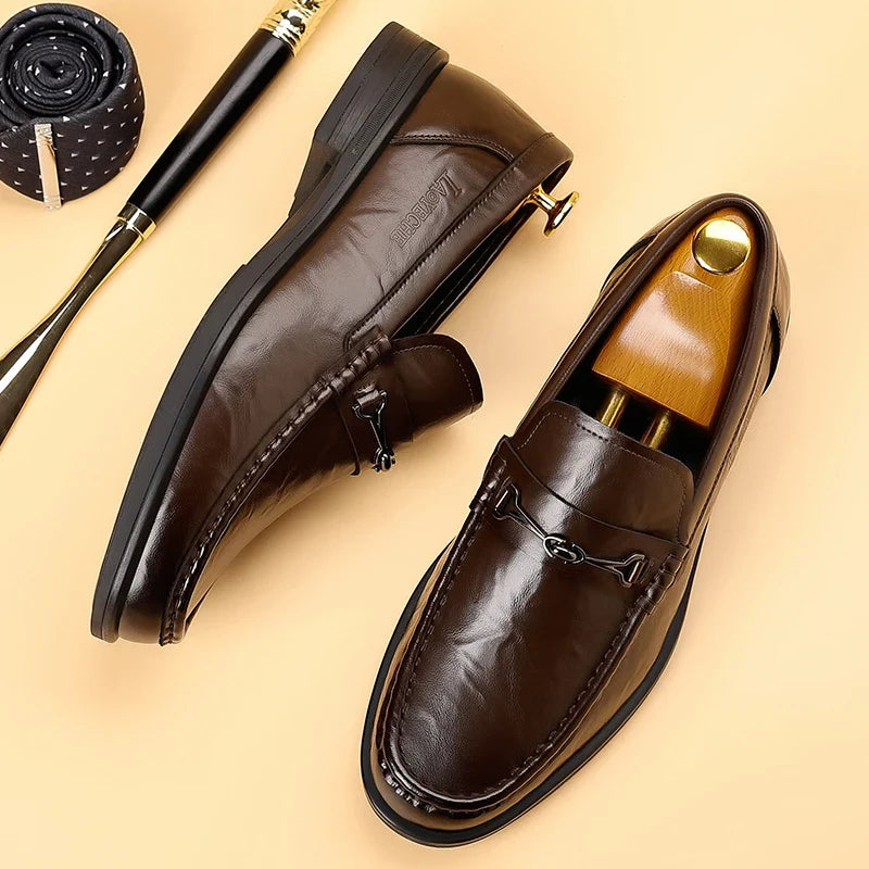 Fashion Style Man Casual Shoes Comfortable Luxury Loafers Leisure Walk Men Slip on Flats All-match Male Business Shoes Moccasins