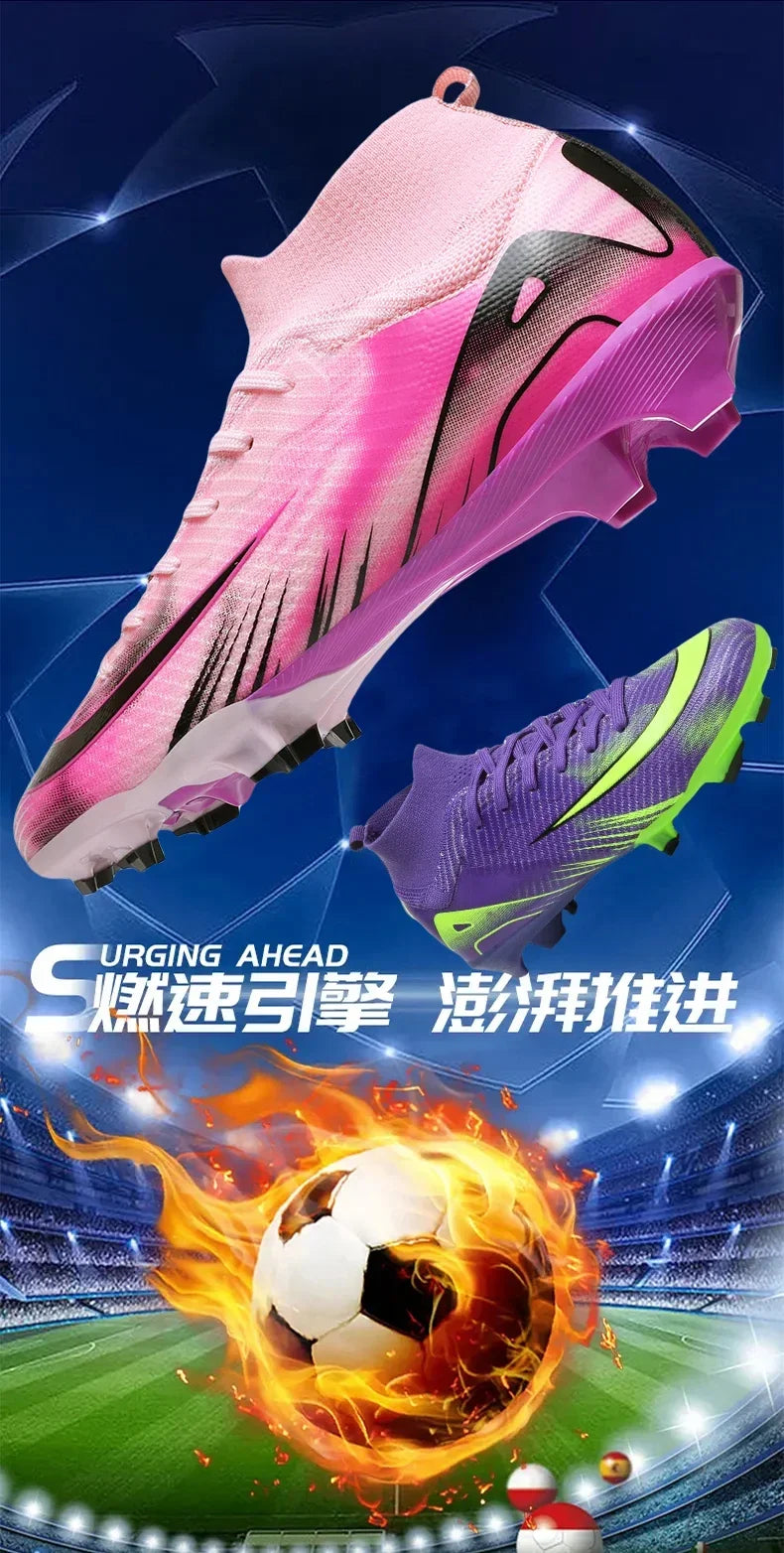 New Men Football Boots Ultralight Training Soccer Shoes Breathable Unisex Professional Wholesale Indoor Futsal Drop Shipping