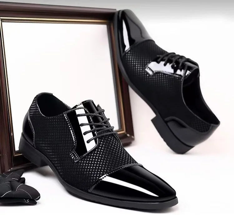 Dress Shoes Man Casual Business Pointed Toe Social Shoe for Men Breathable In Summer Leather Luxury Designer Clothing Low Price