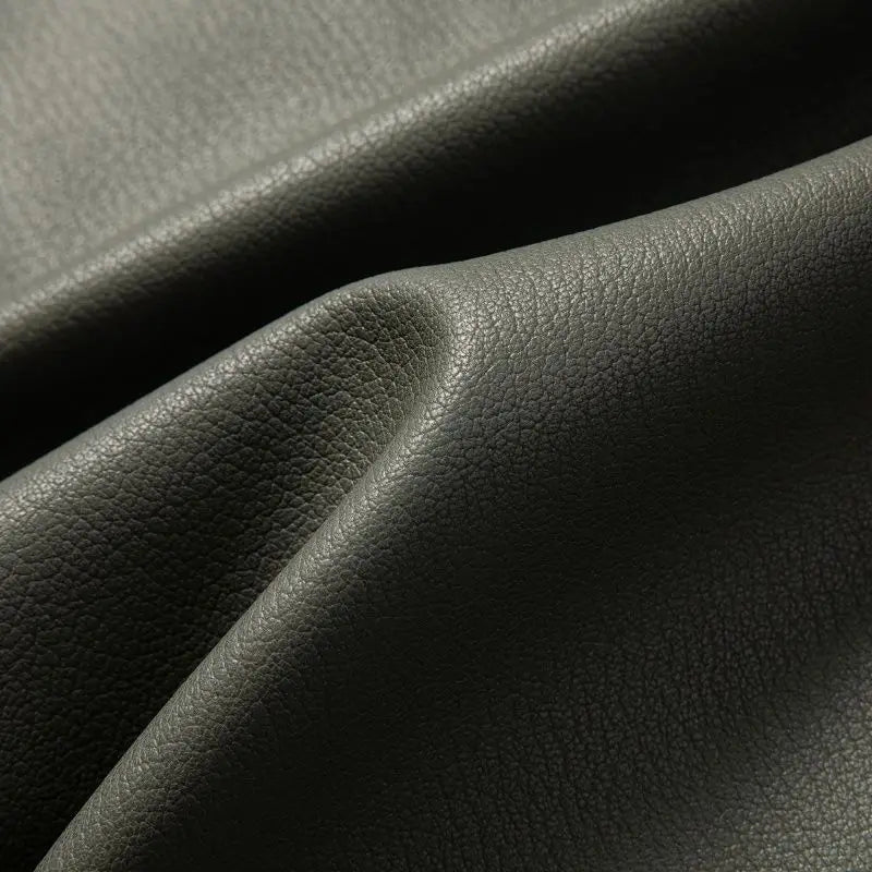 Men's Fashion Casual Large-Sized Goatskin Leather Jacket Lapel Coat High-End Spring Autumn 2025