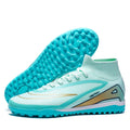Men Professional Soccer Shoes Outdoor High-Top Sports Football Boots Long Spikes Artificial Grass Training Non Slip Sneakers