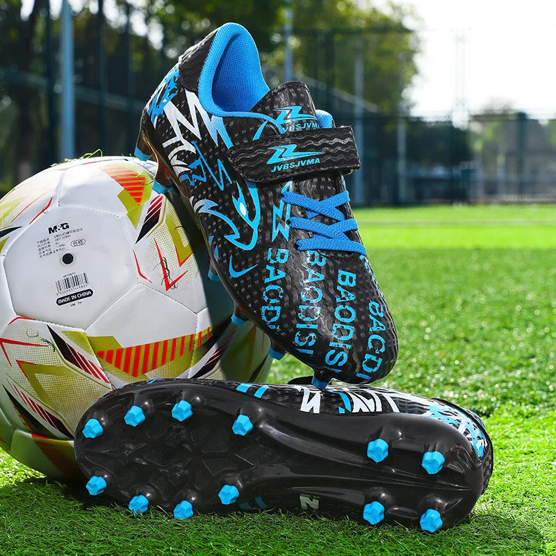 New Men Kids Football Boots Ultralight Professional Boys Match Grass Soccer Shoes Cleats Non-Slip Training Shoes Drop Shipping