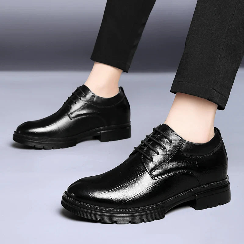 Genuine Leather Men's Oxford Shoes Lace Up Casual Shoes Comfortable Sneakers Outdoor Male Walking Shoes Formal Dress Footwear