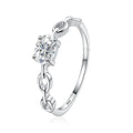 0.5ct D Oval Cut Moissanite Ring for Women 925 Sterling Silver Lab Diamond Engagement Wedding Rings Jewelry Bands