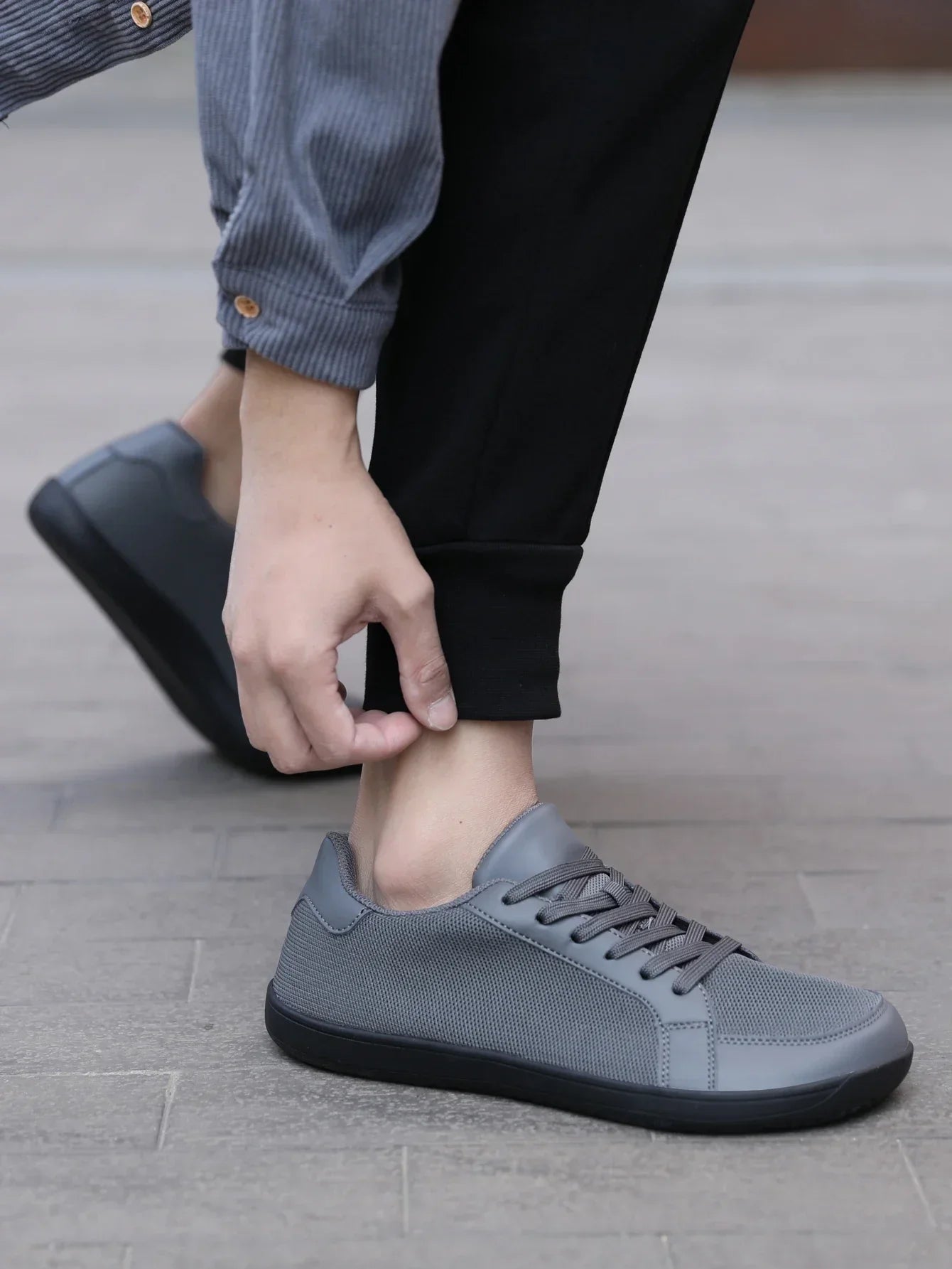 Wide Toe Casual Shoes for Men and Women Barefoot Soft Sole Flats Non Slip Walking Footwear Plus Size Comfortable