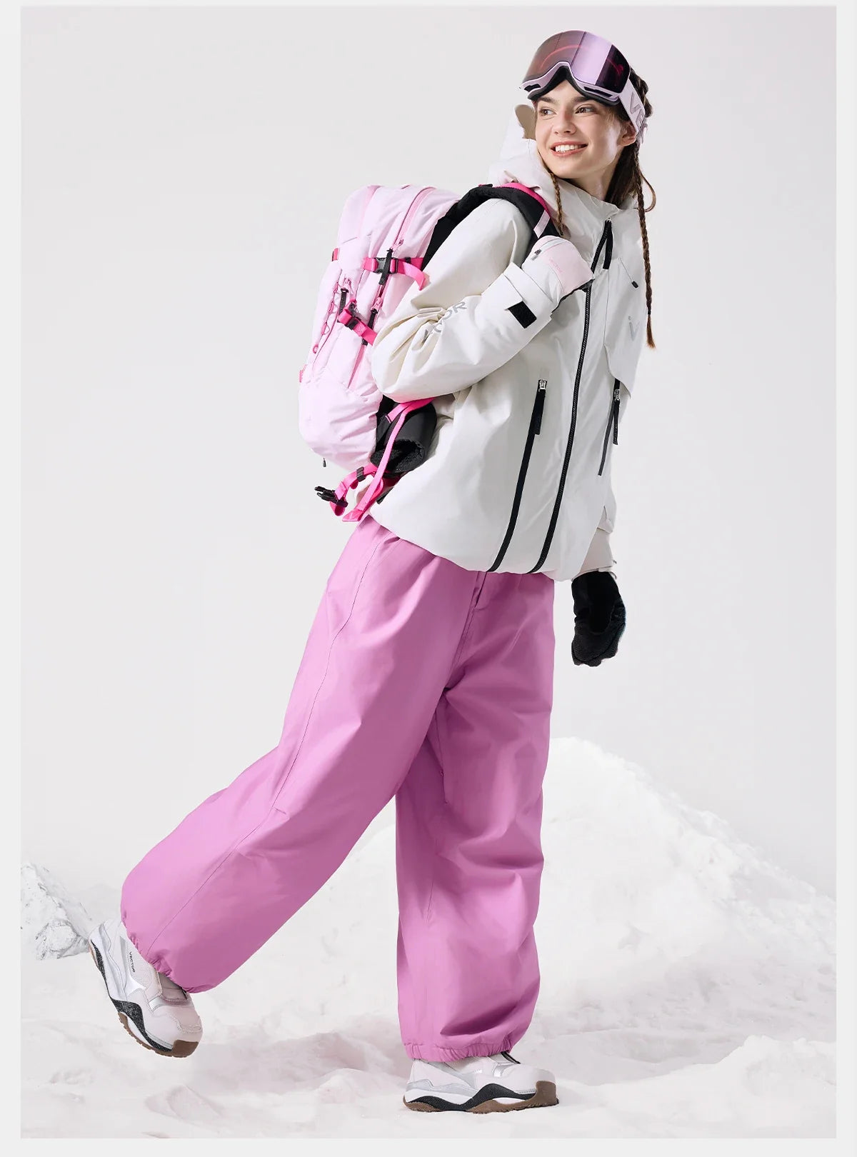 Men Women 3L Cotton Ski Jacket Ski Pants Winter Warm Windproof Waterproof Outdoor Sports Snowboard Ski Coat Trousers