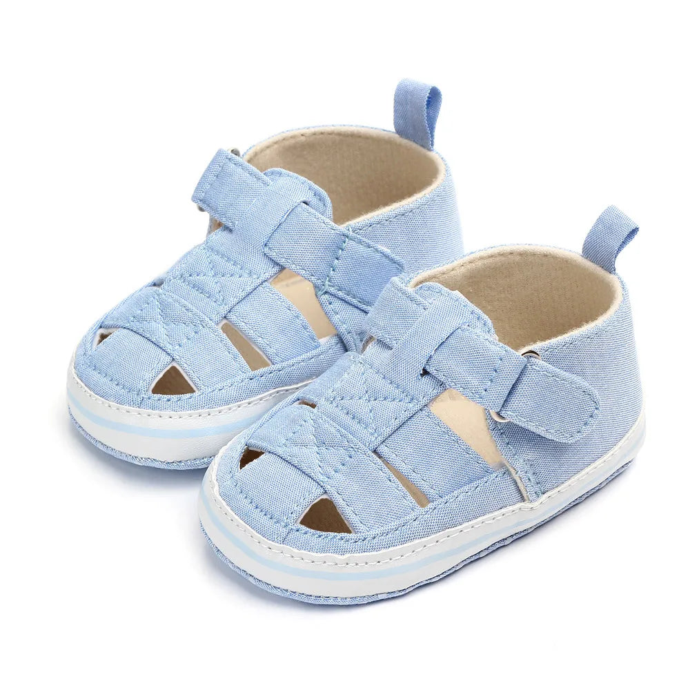 Summer Baby Shoes Sandals Infant Boy Girls Newborn First Walkers Babies Shoes For 0-18M Toddler Soft Sole Breathable Shoes