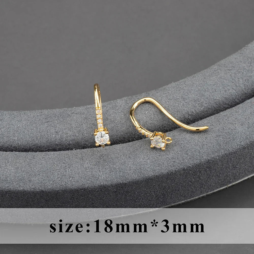 20pcs/lot M800 jewelry accessories,pass REACH,nickel free,18k gold plated,copper,connector,diy earrings,jewelry making