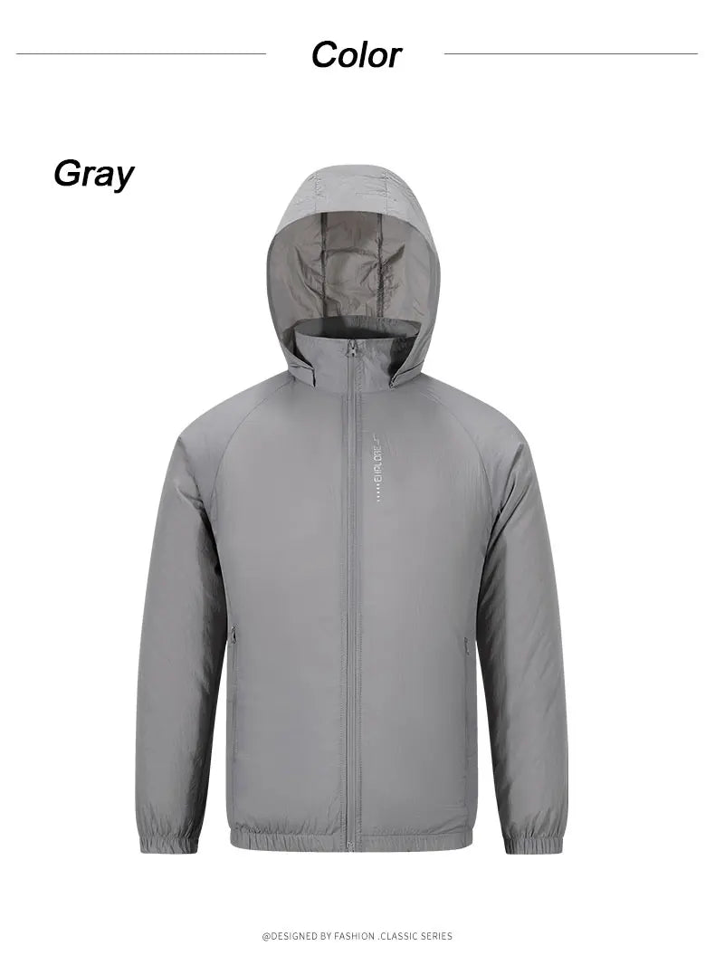 Portable Air Conditioner Jacket USB Fan Cooling Coat Outdoor Work Construction Fishing Hunting Lightweight Sun protection Jacket