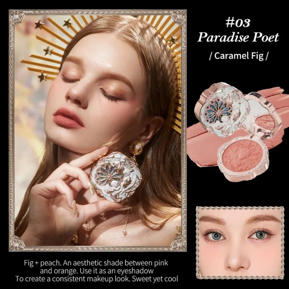Little Angel Collection Makeup Gift Box Eyeshadow Blush Cream Matte Lipstick Highlighter Full Kit All In One