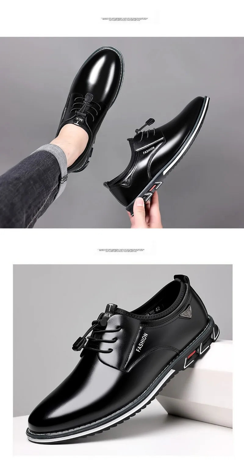 Oxfords Leather Shoes Men Luxury Big Size 50 51 52 53 Men Dress Shoes Business Party Wedding Office Work Shoe 2026 Men Loafers