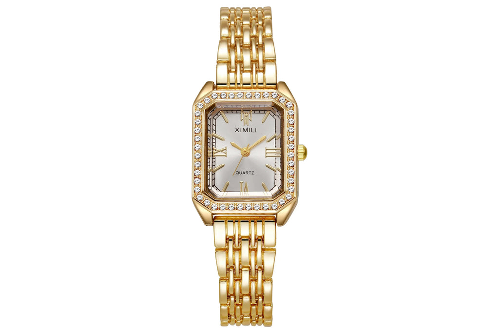 New High-end Luxury Ladies Watches Elegant Diamond Jewelry Quartz Bracelet Wristwatch Gifts for Women 2025 Fashion Dress Watch