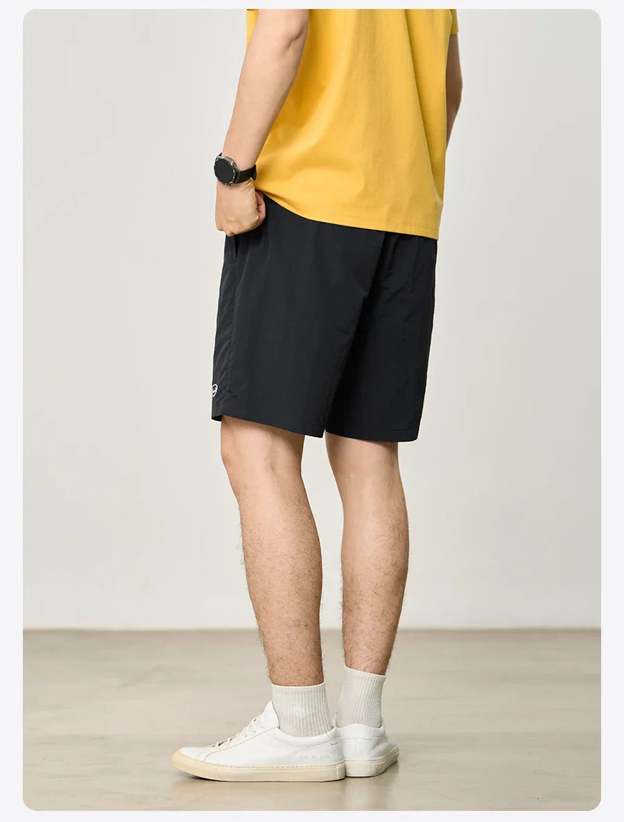 2026 Summer New Loose Fit  Lightweight 130gsm Nylon Shorts Men Essential Quick Dry Daily Wear Breathable Beach Shorts