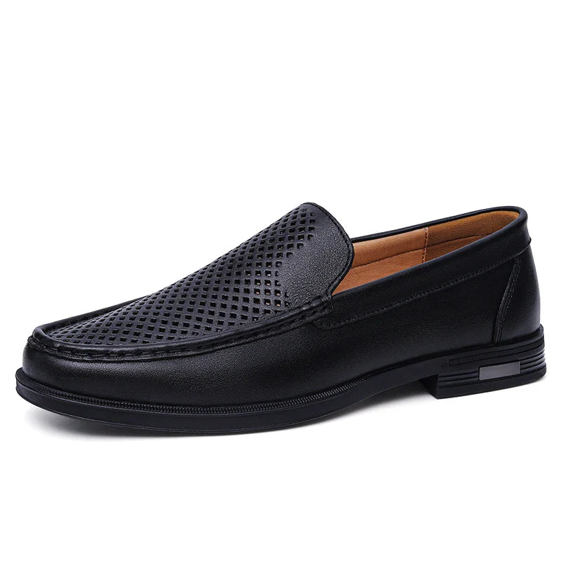 Male Comfy Walking Shoe Genuine Leather Slip on Mens Loafers New Trend Casual Shoes Men Designer Moccasins Hot Sale Drive Shoes