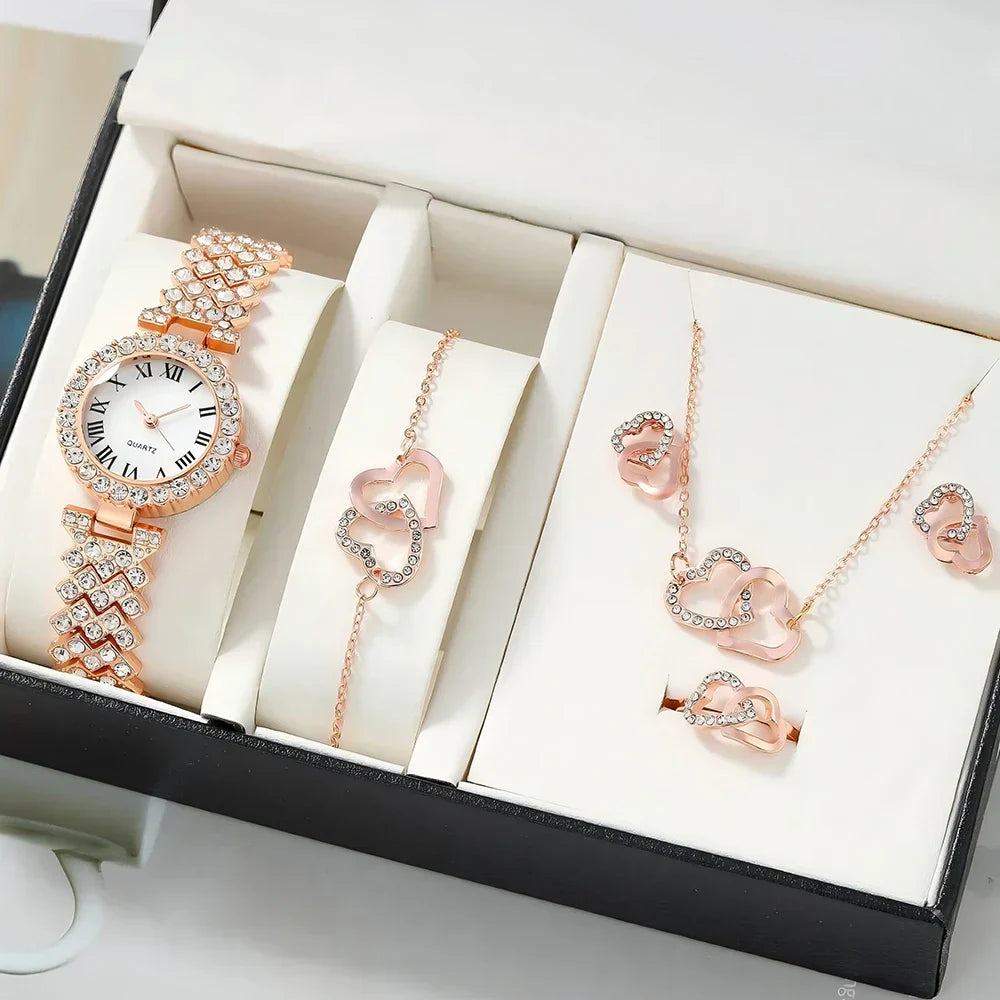 Watch For Women Watches 2023 Best Selling Products Luxury Watch Luxury Brand Reloj Mujer Watch Bracelet Set Diamond Steel Band