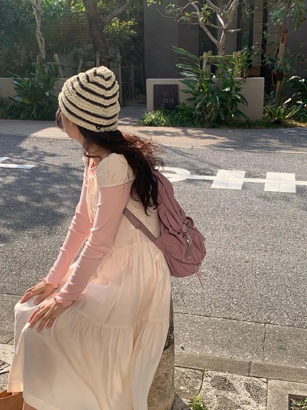 Spring 2025 Chic A-Line Dr Korean Sle Long Svel Women's Faionable Gown Ele Personali Commute Suitable Dr