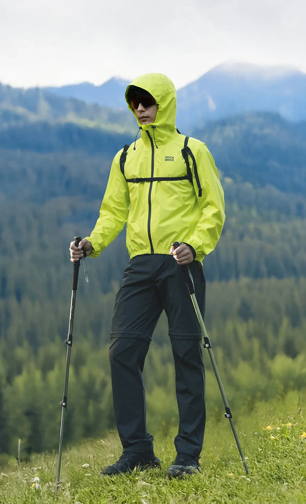 Cycling Raincoat Hooded Jacket Waterproof Breathable Leisure Coat Trekking Men Women Outdoor Sports Clothing Raincoat