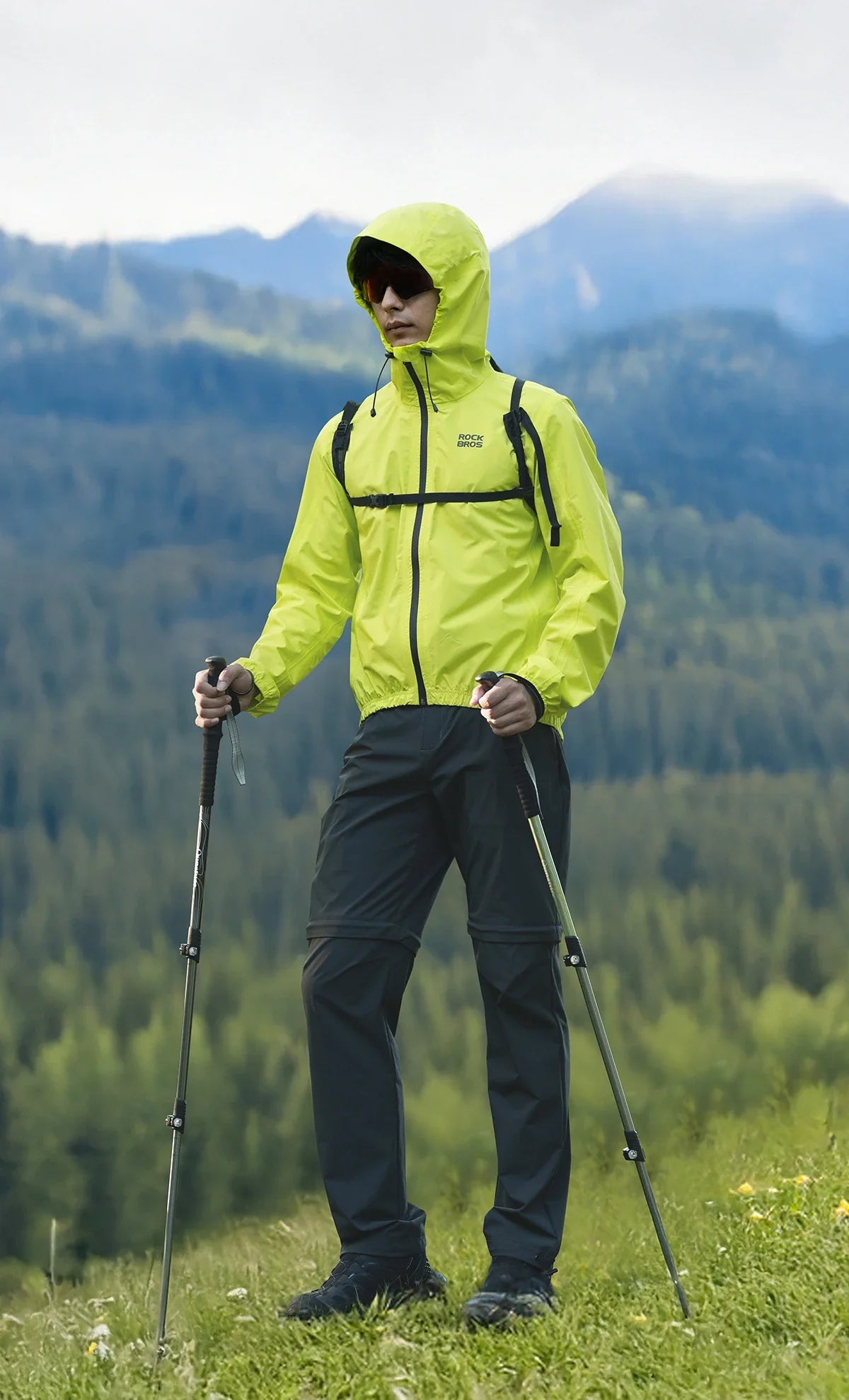 Cycling Raincoat Hooded Jacket Waterproof Breathable Leisure Coat Trekking Men Women Outdoor Sports Clothing Raincoat