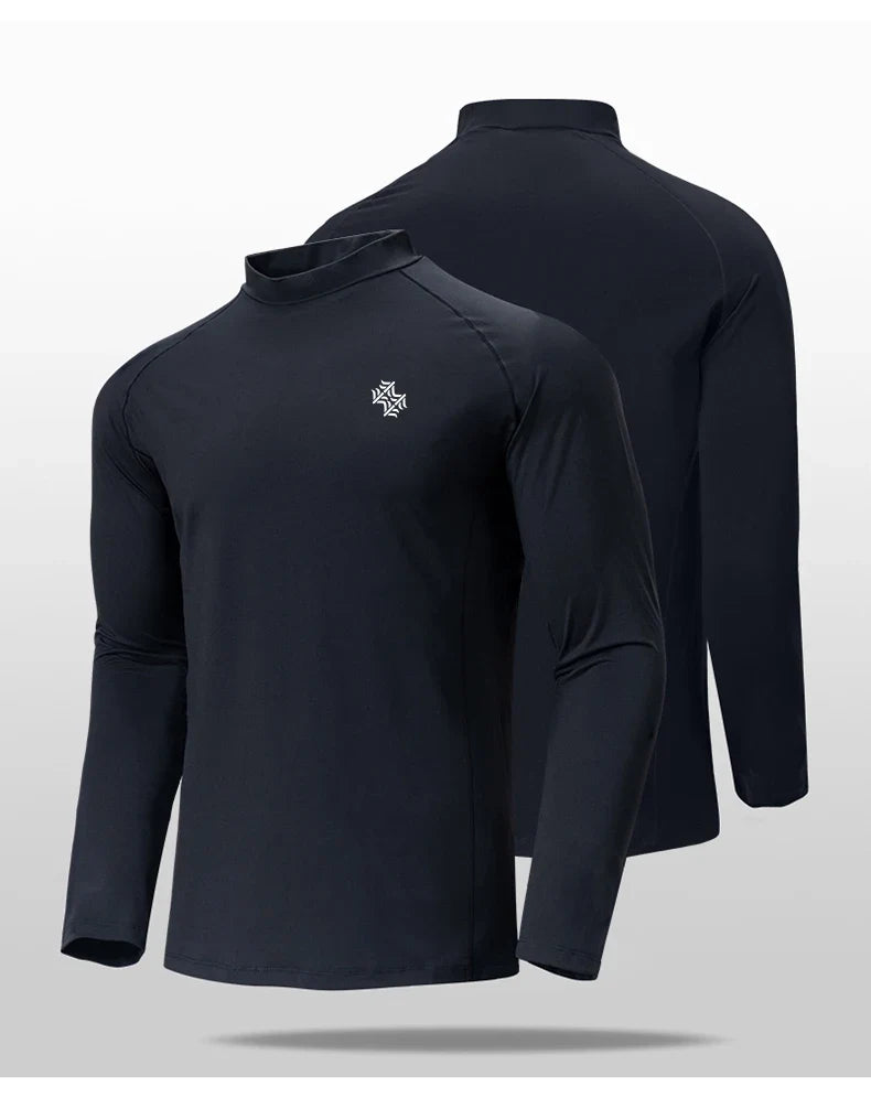SBWL Men's High Quality Cycling Hiking Outdoor Sports Long Sleeve T-Shirt Leisure Speed Dry Running Fitness Sports Clothing Tops