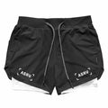 Men's Summer Quick Dry Running 2 in 1 Shorts Sports Jogger Short Pants Male Gym Fitness Workout Sweatpants Plus Size M-5XL