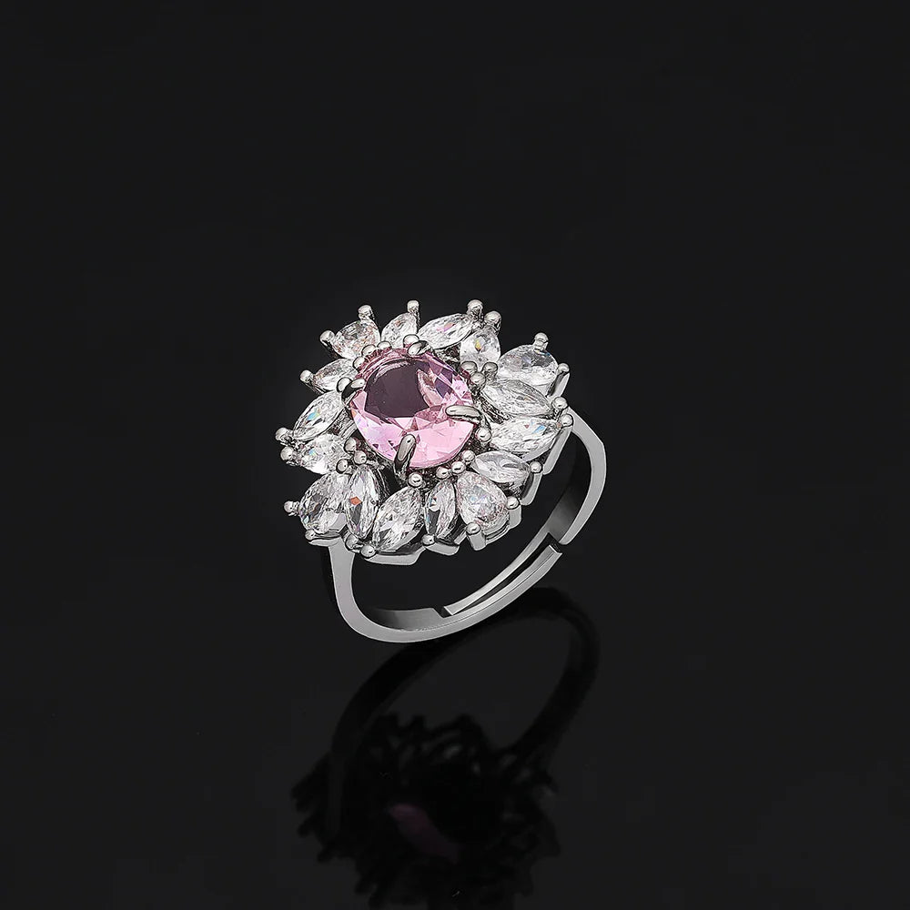 2025 New 4-piece Bride Zirconia Full Set Women's Party Jewelry, Luxury Dubai Nigeria CZ Luxury Crystal Wedding Necklace Set