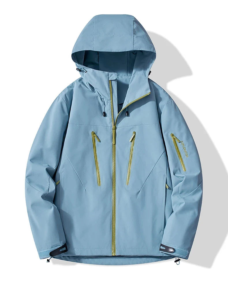 Unisex Rain Coat Hiking Camping Trekking Mountaineering Waterproof Jackets Men Women Outdoor Sporty Windproof Windbreaker