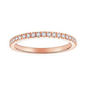 3pcs 0.2ct Moissanite Eternity Ring for Women Men 1.3mm 18k Gold Plated Sterling Silver Wedding Moissanite Band Jewelry