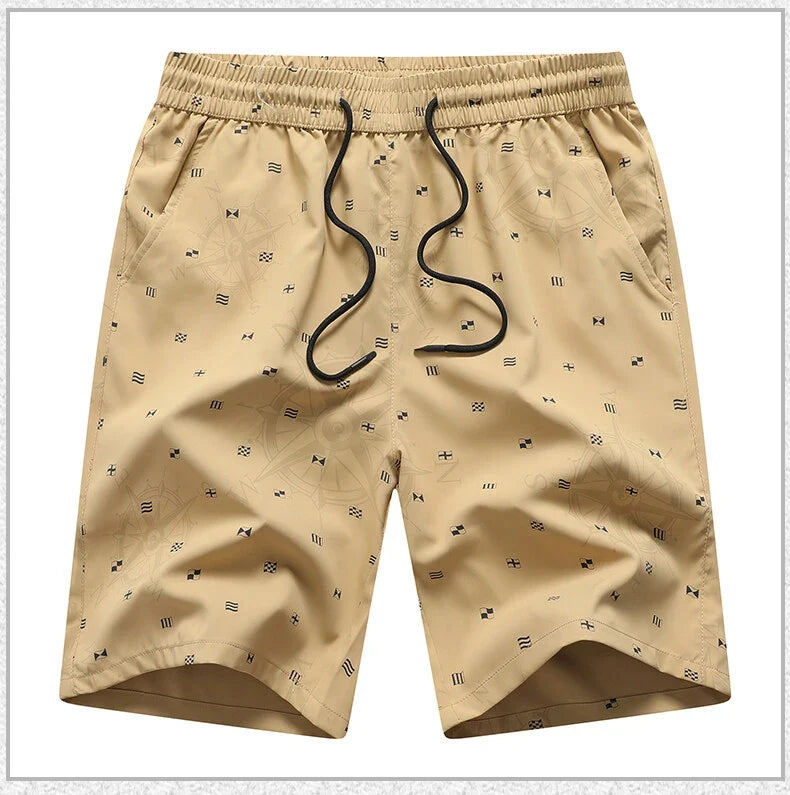 Big Size Men's Casual Shorts Summer Light Weight Shorts Outdoor Sports Cool Breathable Beach Relaxed Fit Cotton Cargo Shorts