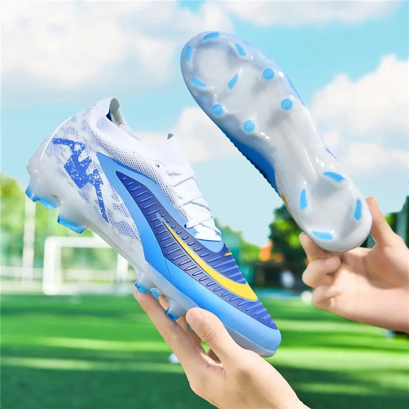 New Men Football Boots Training Breathable Soccer Shoes Wholesale Unisex Professional Ultralight Indoor Futsal Drop Shipping