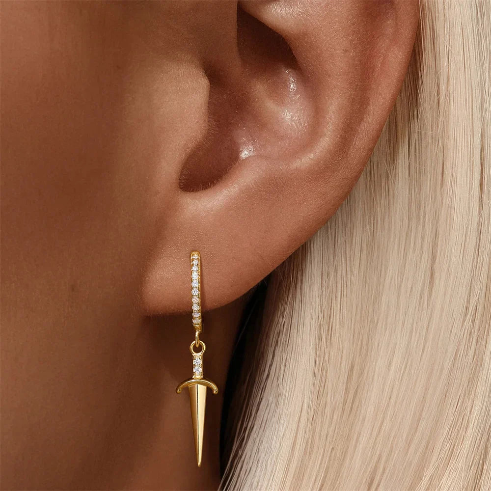 925 Sterling Silver luxury leaf Design zircon Charms hoop earrings for women Shiny Zircon Wedding Party jewelry gift plata