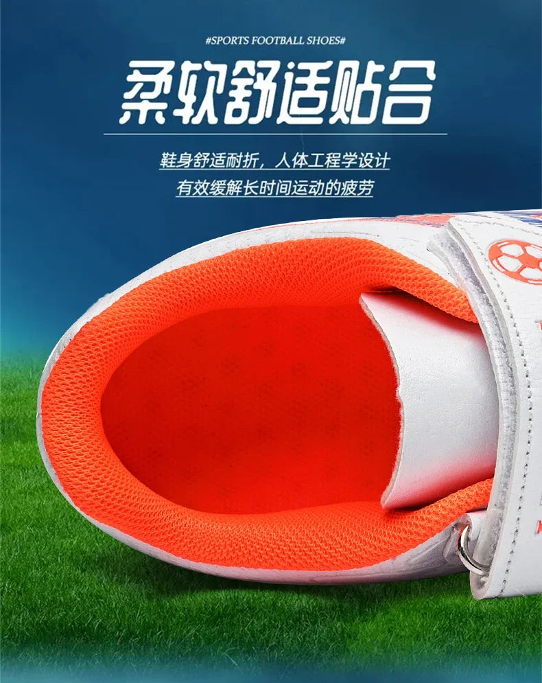Kids Soccer Shoes Cleats Professional School Football Boots Grass Training Sport Footwear Boys Outdoor Futsal Soocer Boots 30-38