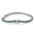 3mm Moissanite Tennis Bracelet Full Diamond GRA 925 Silver Plated 18k Wedding Party Jewelry Bracelets for Women Man